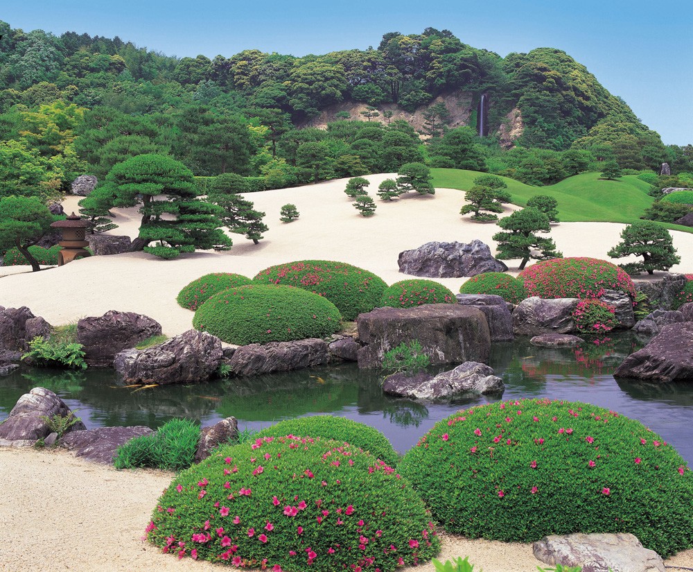 The White Gravel and Pine Garden