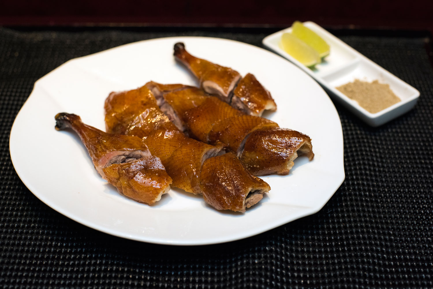 The roast baby duck is an all time best seller of La Palais and requires an advance booking of at least 1 week. 