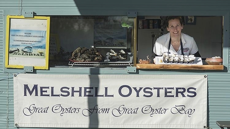 Melshell Oysters Farm  ©Tourism Tasmania/ Adam Gibson 