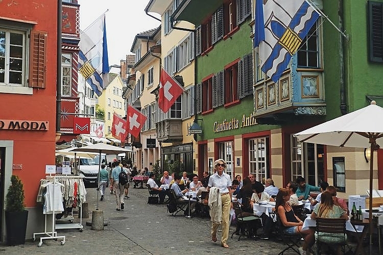 Zurich Old Town area 苏黎世老街区