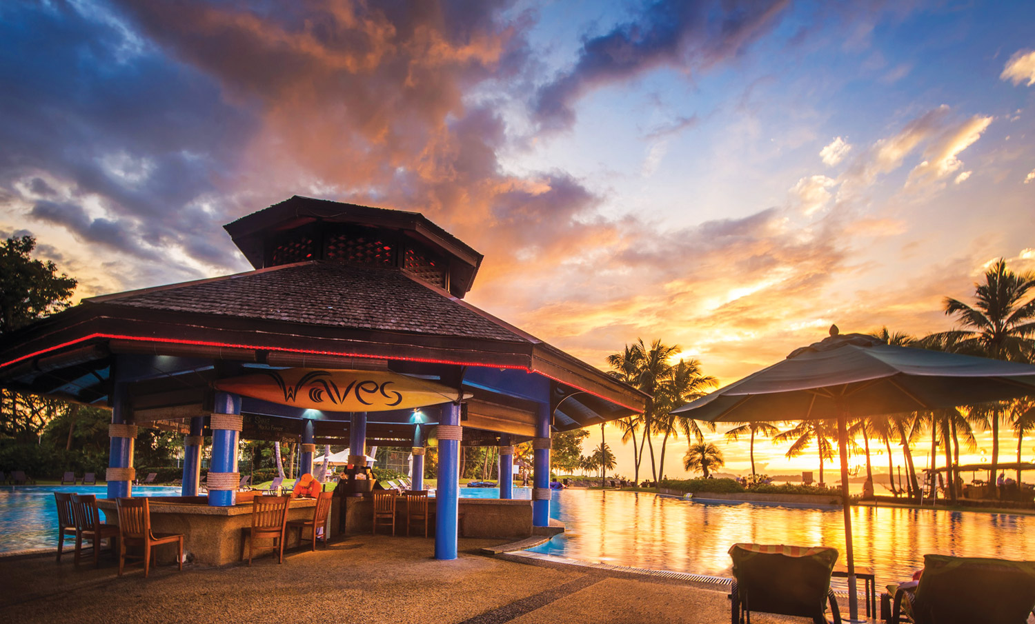 The Magellan Sutera Resort: Enjoy the sunset view