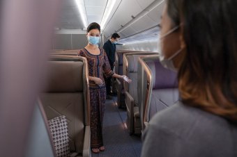 Singapore Airlines welcomes you on board