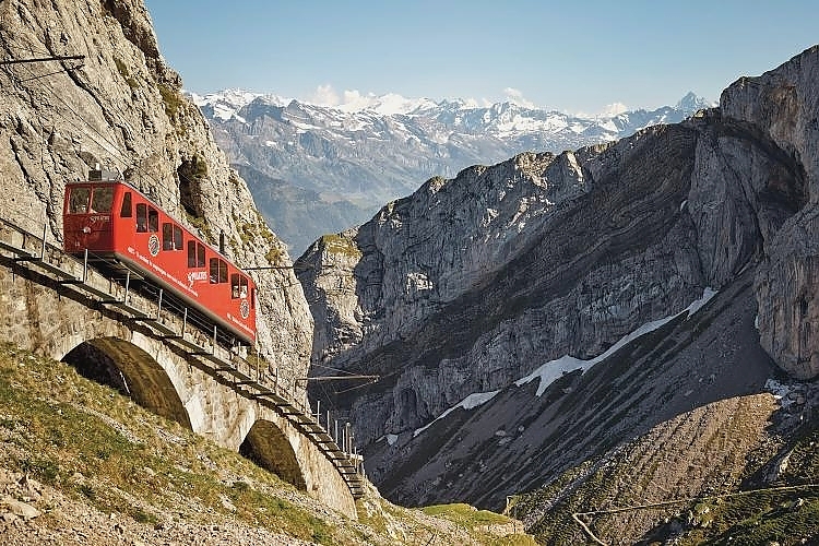 Cogwheel Railway Pilatus © Beat Brechbühl, Lucerne Tourism