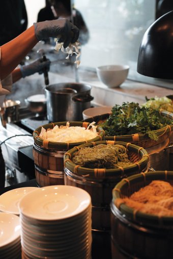 A bowl of soup noodles in the morning is the perfect start to any day.