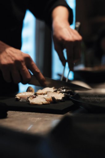 The Australian live abalone had a great bite good texture and a delicious flavour.