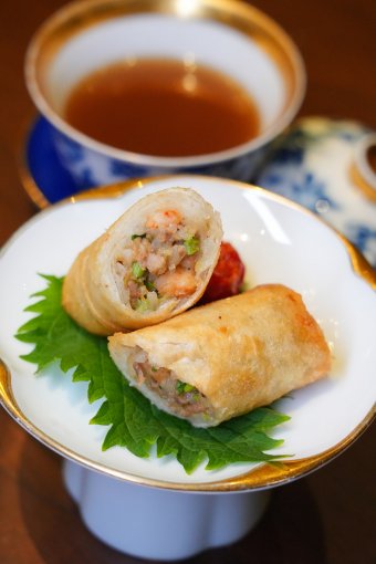 Flat Fish Spring Roll 扁鱼春卷