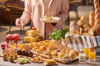 Bread and Desserts in Plaza Premium Lounge