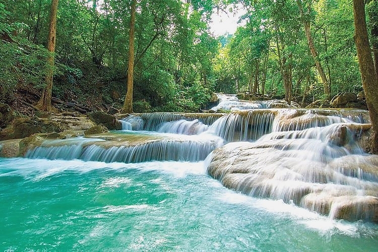 Erawan Waterfall-Erawan National Park