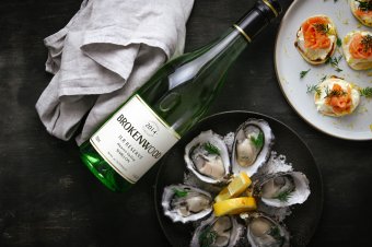 Enjoy a Brokenwood Semillon with oysters and smoked salmon © Brokenwood