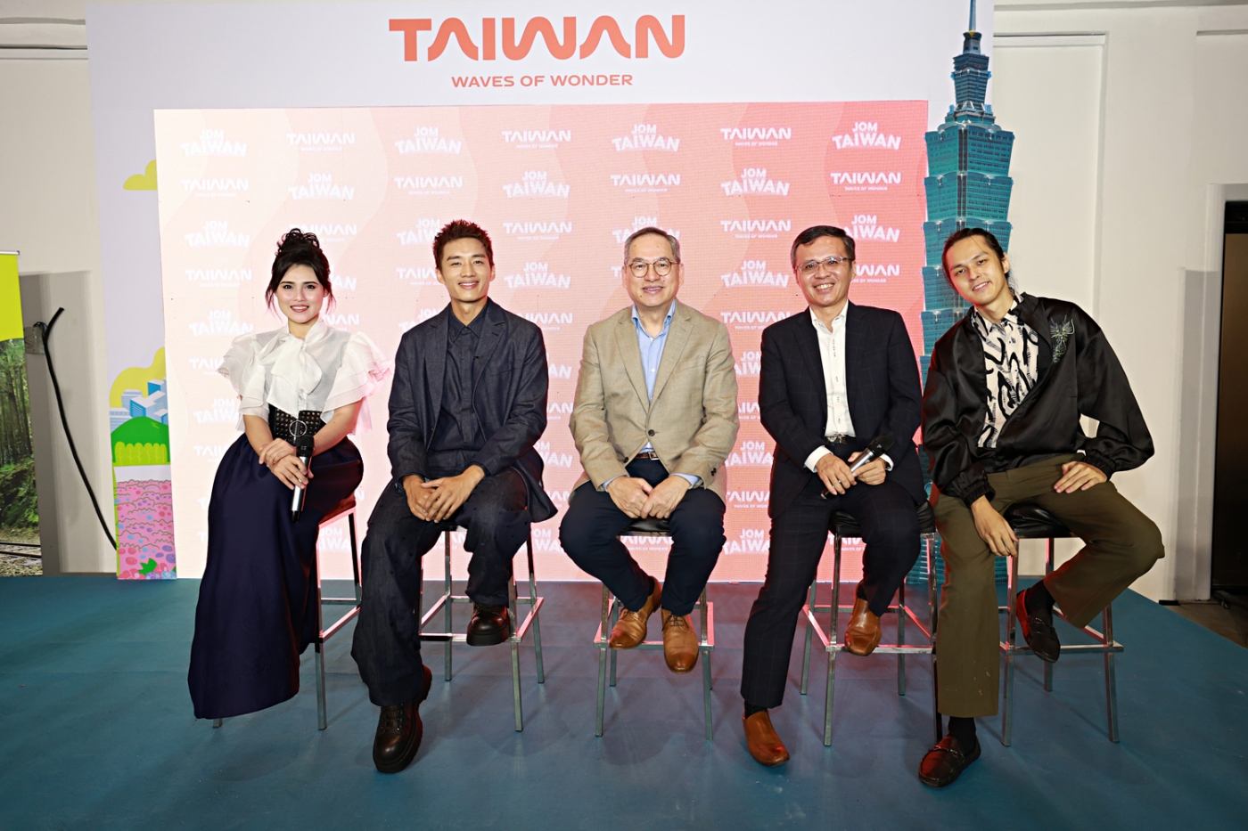Soffwany Yusoff, Jack Tan, James Bu ,Abe Chou Shih-Pi and Book of Lai