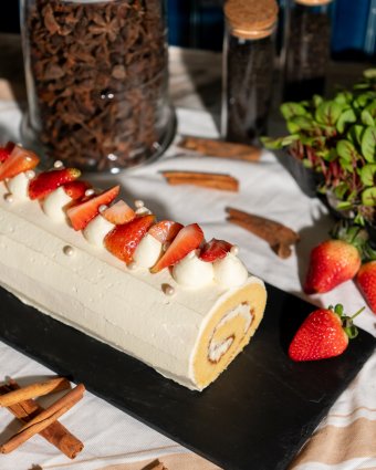 Strawberry Charlotte by Chef Kang of Grand Hyatt Kuala Lumpur