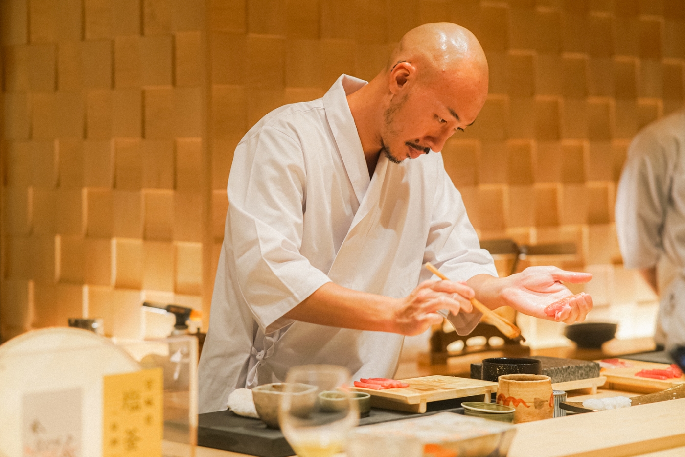Masaki Arakawa, chef at Sushi Azabu
