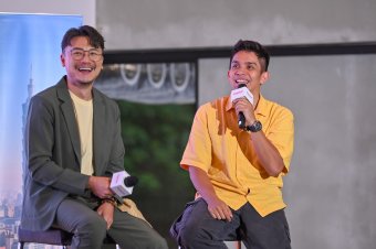 From Left to right, Famous travel content creator Jason Phang and Malaysian actor Safwan Nazri
