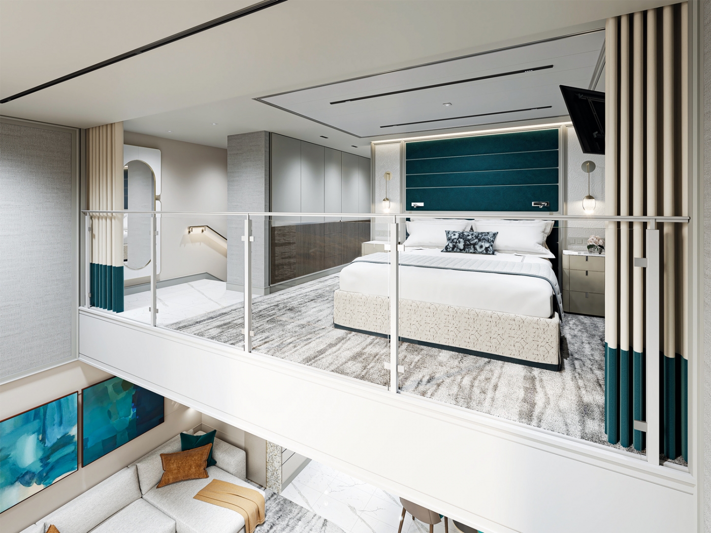 Grand Loft Suites Bedroom