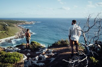 Hiking along the Cape to Cape Track