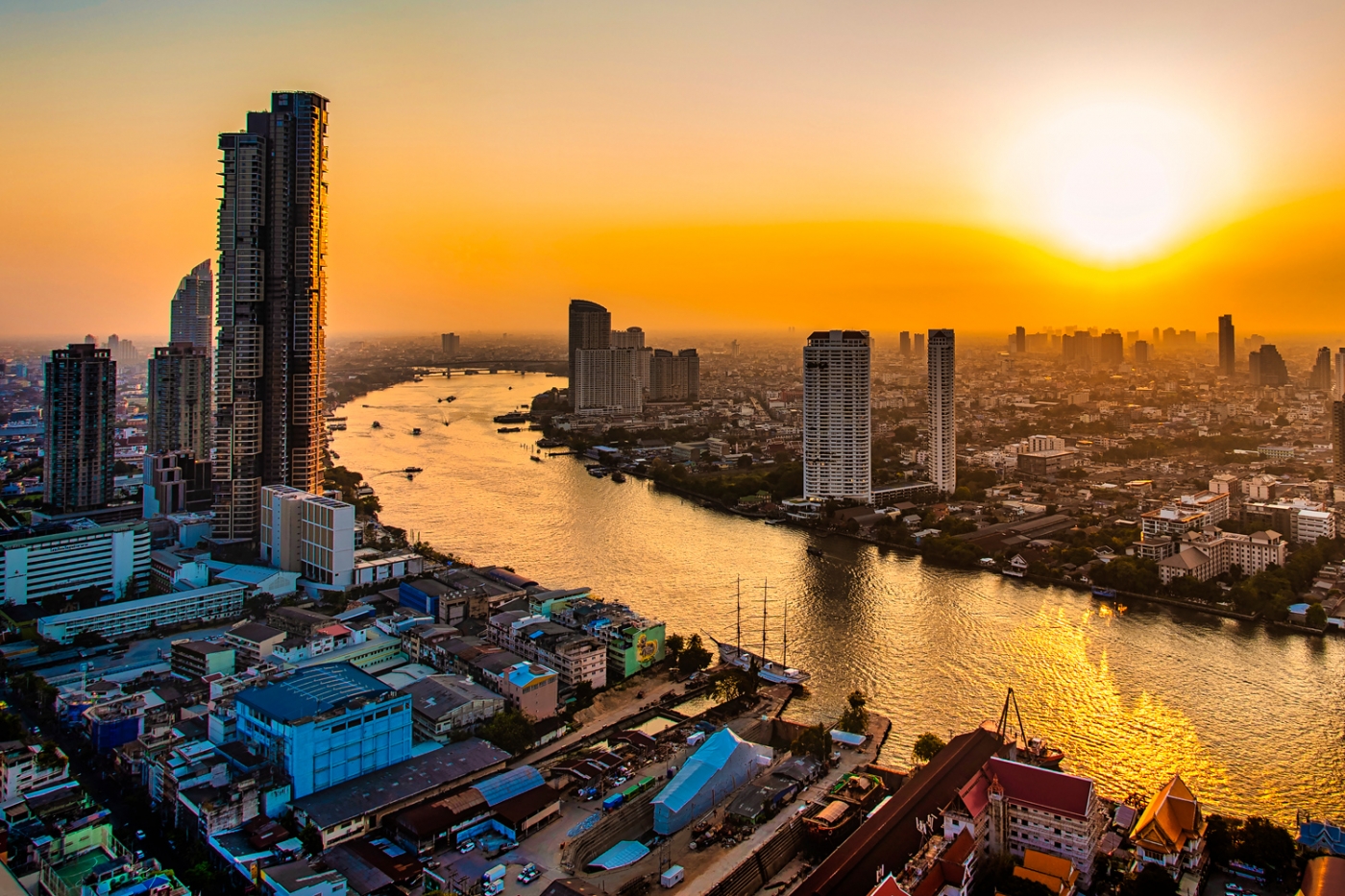 Bangkok City-Chao Phraya River