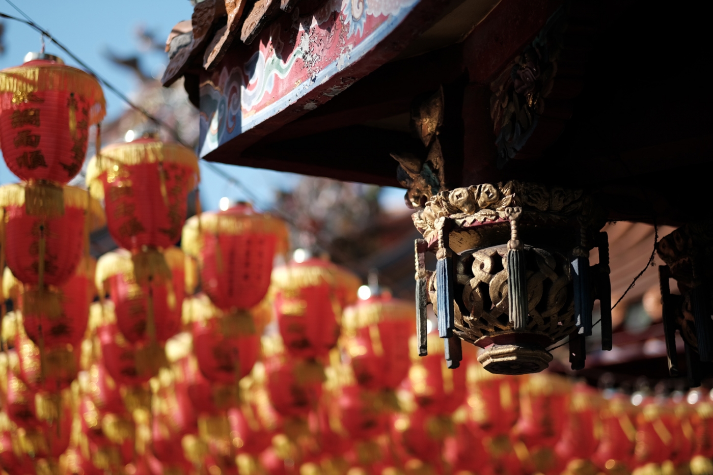 Entering a traditional temple reveals the solemn beauty of faith and history.