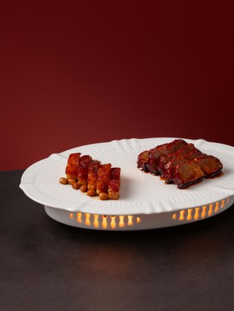 Barbecued (Char Siu) Iberico Pork in Honey Sauce 招牌鸳鸯叉烧