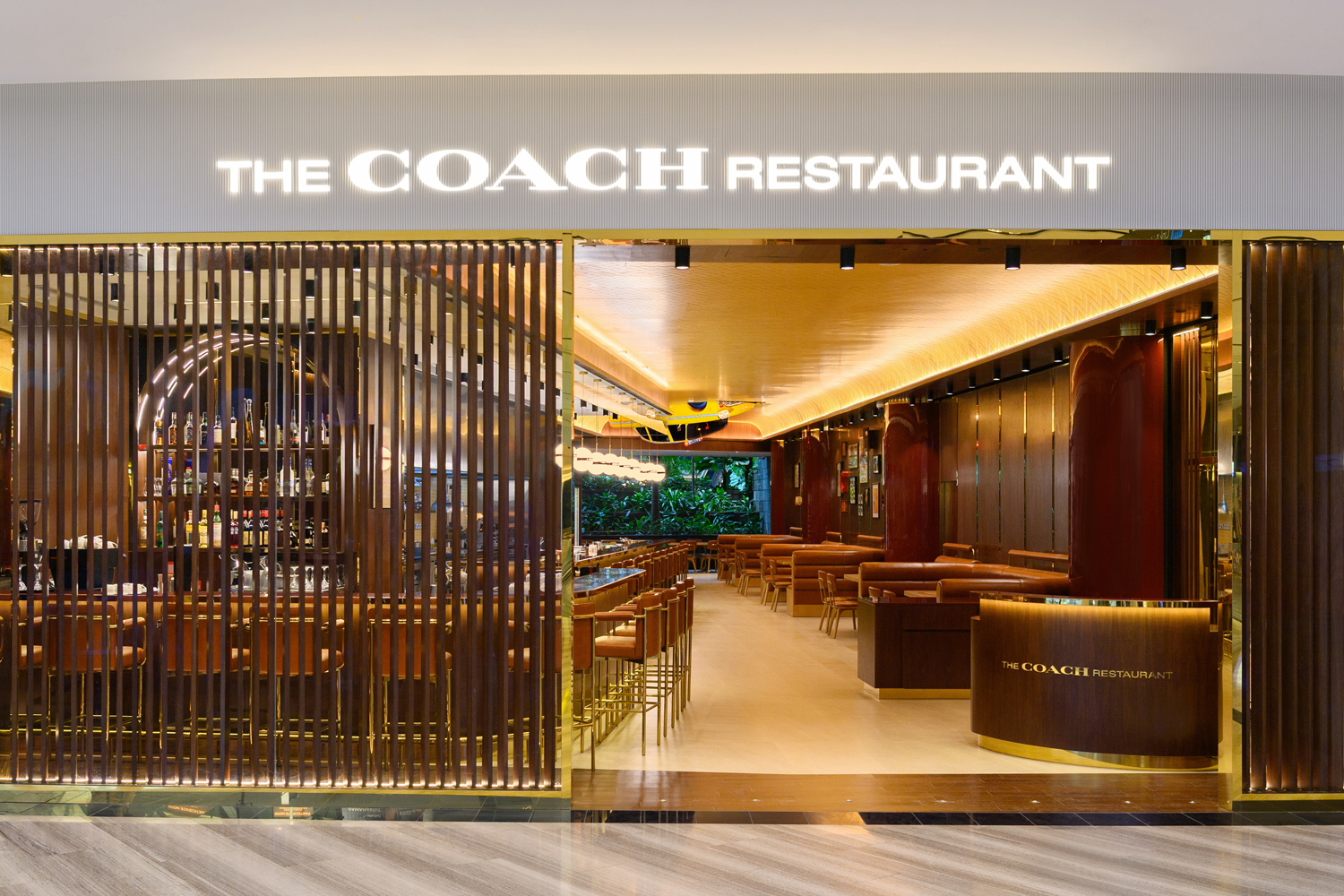 The Coach Restaurant Opens at Jewel Changi Airport in Singapore