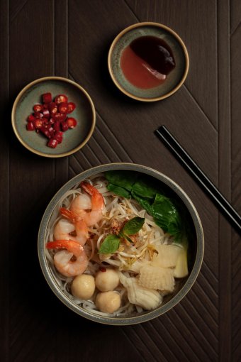 Plaza Premium First Seafood Noodles Soup