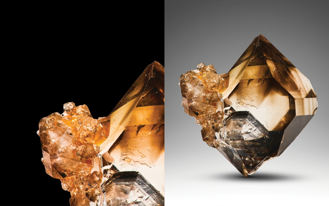 Smoky Herkimer Quartz 赫基默烟晶 / Photograph by: Micky Wong