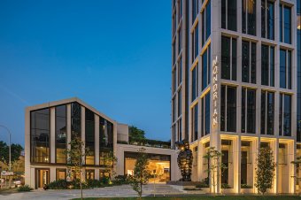 Mondrian Singapore Duxton Evening Facade
