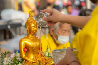 Bathing Buddha