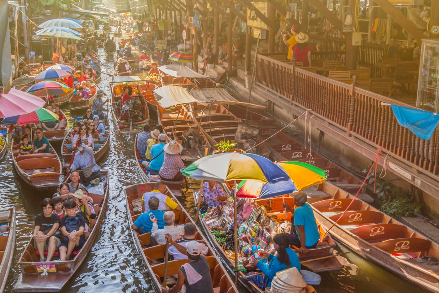 Floating Market-Damnoen Saduak Thailand