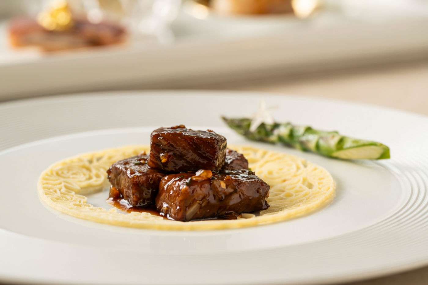 黑盐日本和牛粒 Pan-fried Japanese Wagyu Beef with Charcoal Salt