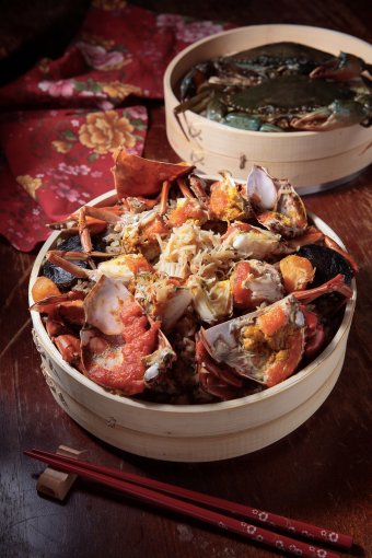 招牌红蟳米糕 Steamed Mud Crab with Sticky Rice