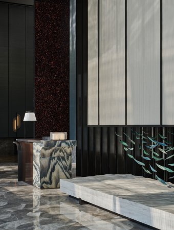 Arrival & Lobby area © Four Seasons Hangzhou Centre / Photographers: Seth Powers