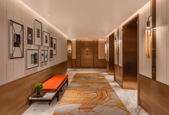Guest Lift Landing Art © Andaz One Bangkok