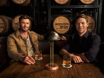 Archie Rose Owners Chris Hemsworth and Will Edwards at Archie Rose, Sydney, Australia