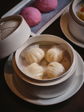 Prawn Dumpling with Asparagus 鲜虾芦笋饺