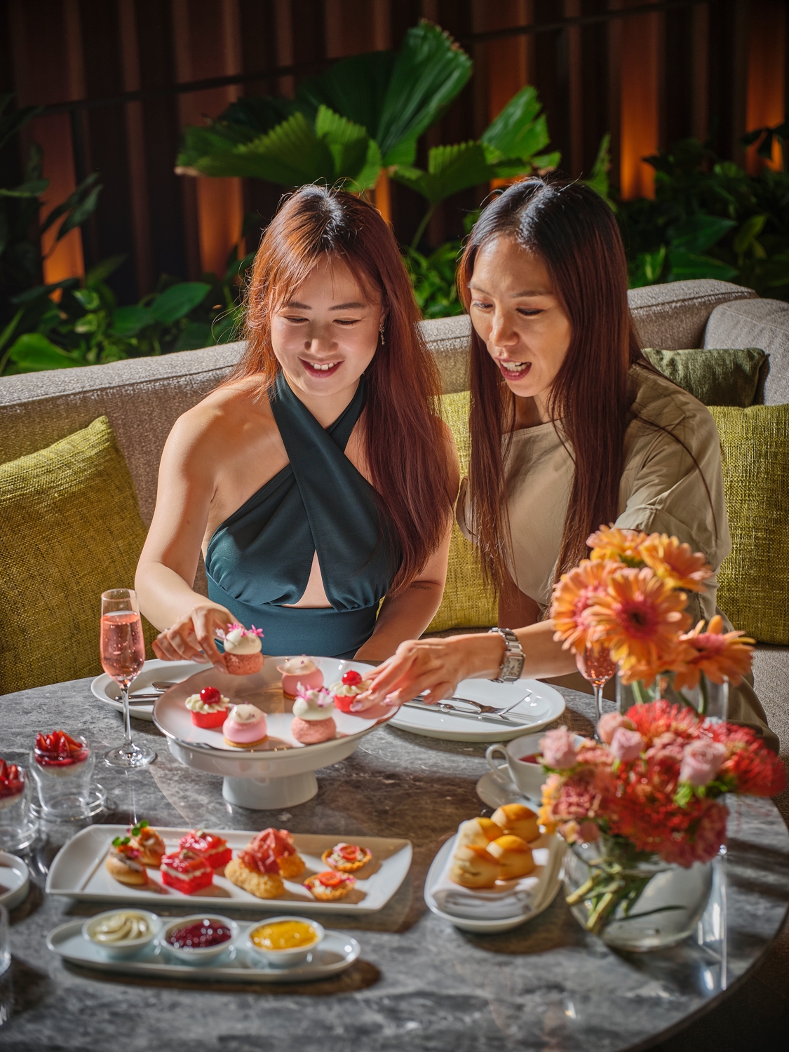 Savouring an elegant afternoon tea, made more meaningful in the spirit of giving.