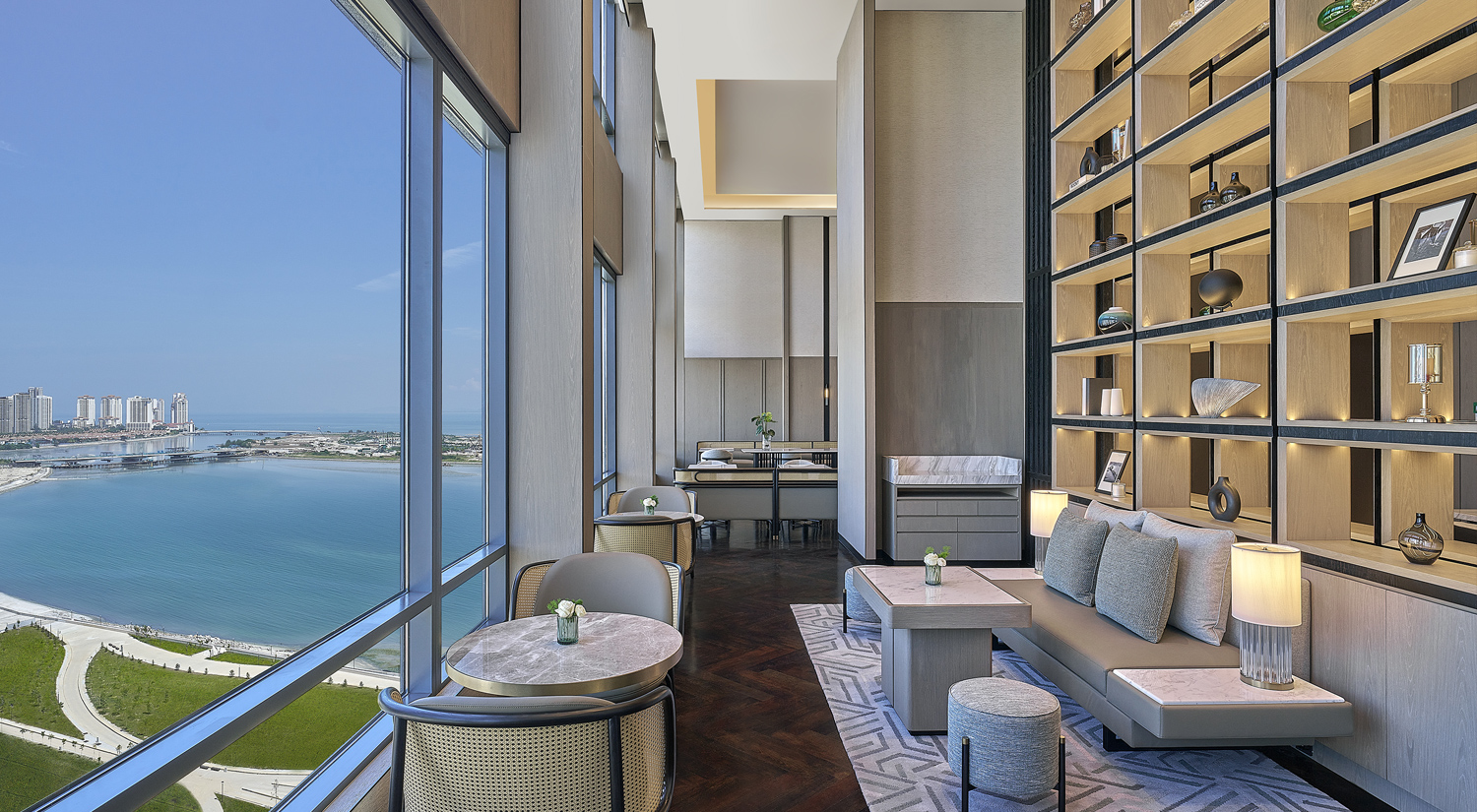 槟城万豪酒店M Club Lounge：俯瞰东方之珠的静谧雅境