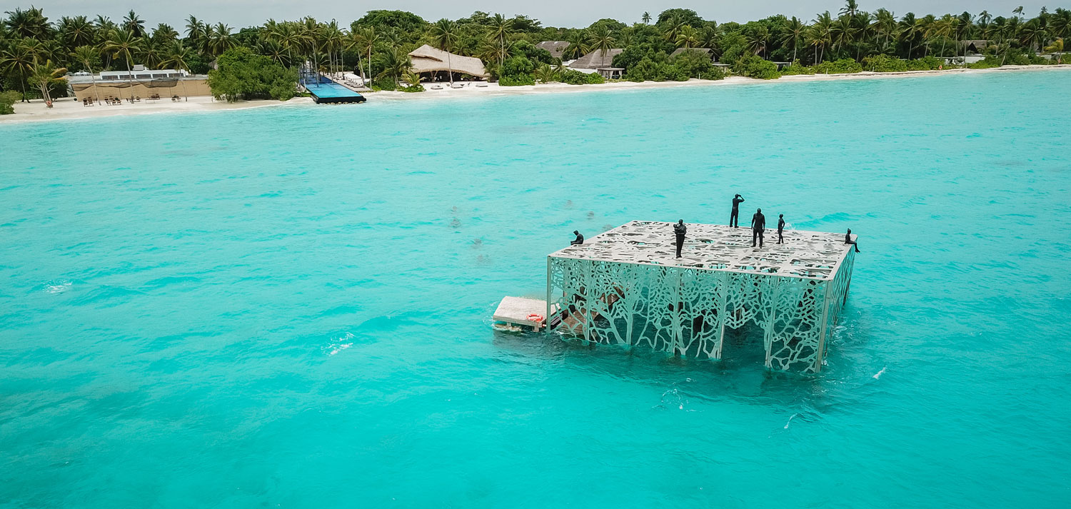 World’s first semi-submerged art gallery