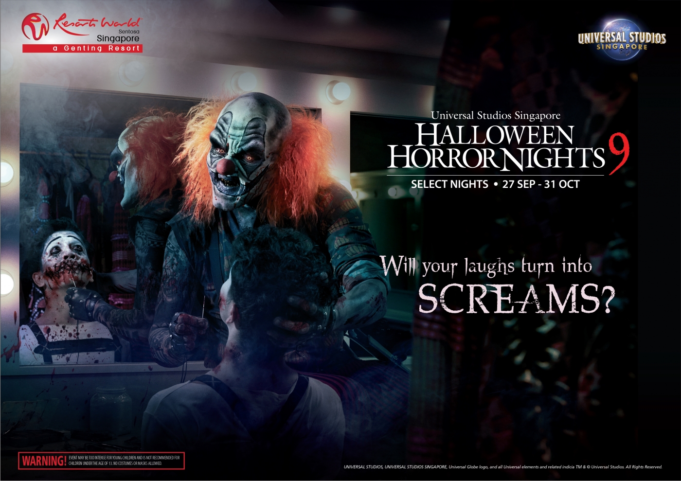 Universal Studios Singapore’s Halloween Horror Nights Returns with